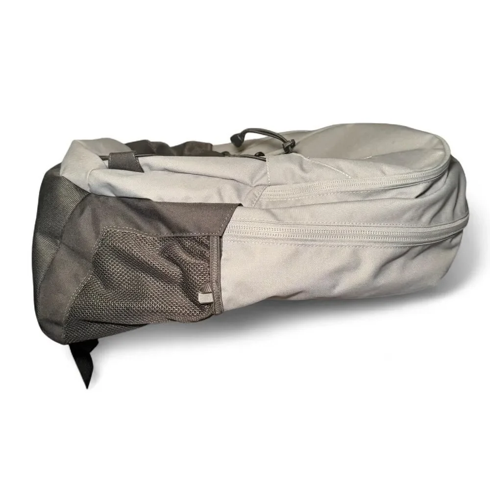 The North Face Daypack Backpack Gray Black Laptop School Hiking Bag